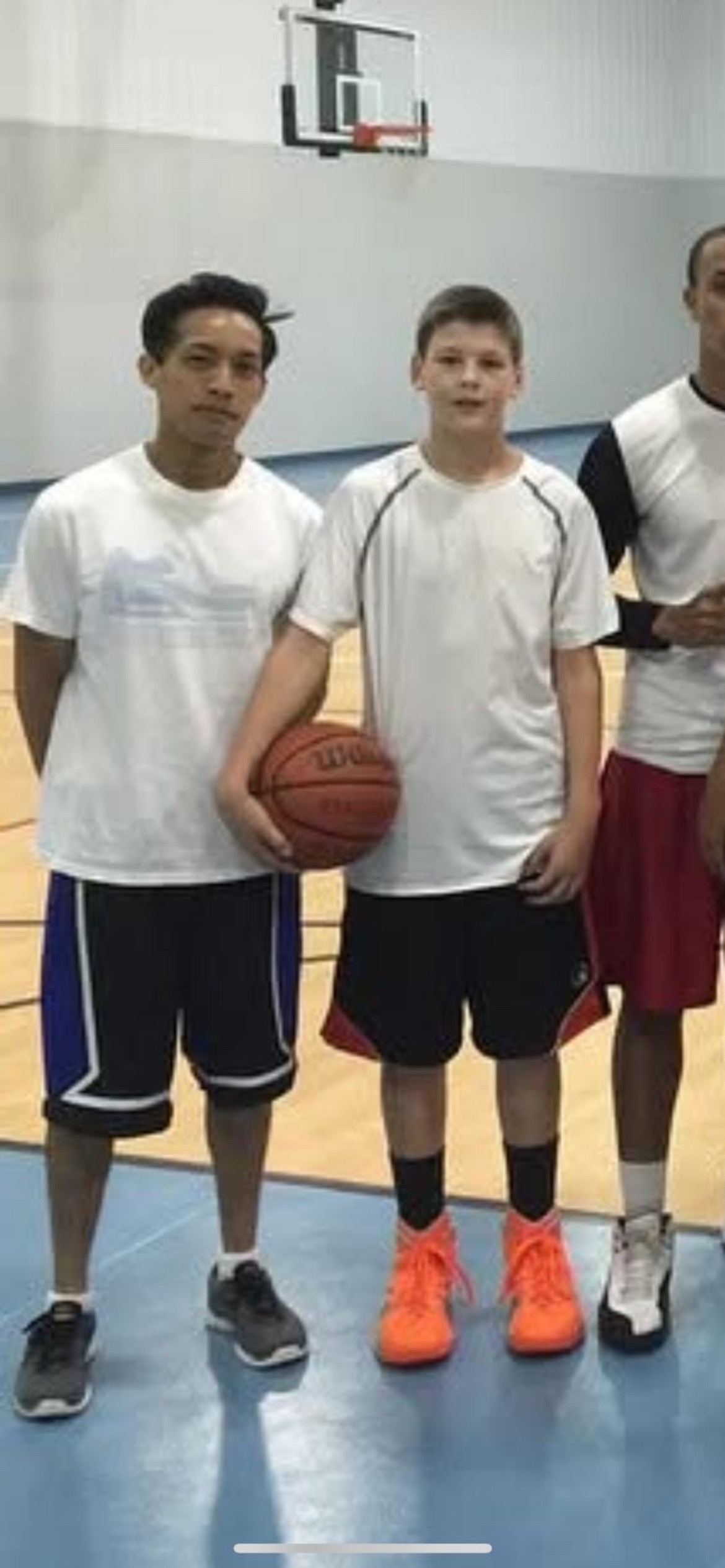 G4G youth training photo with Kyle Filipowski