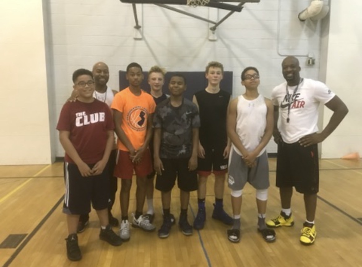 Coach Leo and G4G youth training group with Mark Armstrong